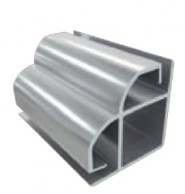 45x45mm SP tipo EVO 2 sferų apsauginis aliuminio profilis 5 mm plokštėms