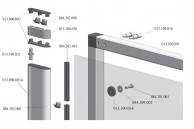 EVO aliuminio profilių konstrukcijų surinkimas 02
