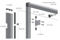 EVO aliuminio profilių konstrukcijų surinkimas 03