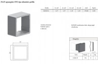25x25 apsauginis FPZ aliuminio profilis apsaugoms 03