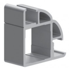 30x44 apsauginis 2 griovelių FPZ aliuminio profilis apsaugoms