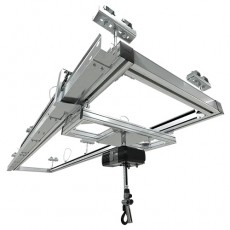 KS linijinės sistemos lubose įrengiamam krovinių pakėlimui ir transportavimui