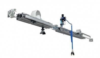 Daugiafunkcinė, lubose įrengiama bėgių sistema