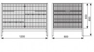 1200x800 H-850-650 (200kg) 2