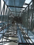 Systems of stairs, bridges, crossings and platforms for Silo 1
