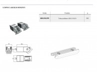 Lempos laikiklio rinkinys daugiafunkcinei, prie lubų tvirtinamai sistemai 02
