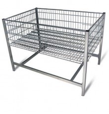 Ekspozicijos stalai, stendai Italfil iš cinkuotos vielos