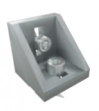 43x43 kampinė jungtis daugiafunkcinei, prie lubų tvirtinamai sistemai