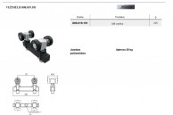 Vežimėlis 20 kg apkrovai,daugiafunkcinei, prie lubų tvirtinamai sistemai 02