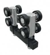 8 ratukų vežimėlis 20 kg apkrovai, daugiafunkcinei lubinei sistemai