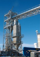Systems of stairs, bridges, crossings and platforms for Silo 2