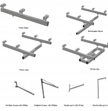Lengvieji tiltiniai lubiniai kranai