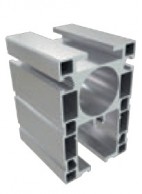 135x90 aliuminio profilis su ortakiu lengviems lubiniams kranams