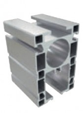 135x90 aliuminio profilis su ortakiu lengviems lubiniams kranams