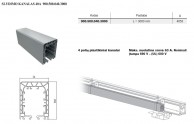 3000 mm slydimo kanalas 40A 02