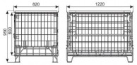 919-350-656-2 Collapsible container 1200x800 1200x800 dimensions