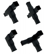 Anglies pluošto kompozito kampuotos jungtys