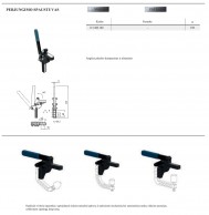 Juodai dažyto aliuminio ir kompozito spaustuvas