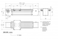 800-020 FC light linijinės diržinės pavaros parametrai