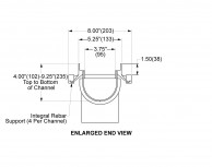 9930-Enviro-Flo II plati 153 mm tranšėjinė nutekėjimo sistema iš polipropileno 04