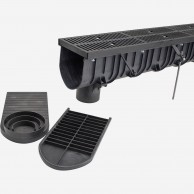 9960-ZIP TRENCH 304 mm tranšėjinė lietaus drenažo sistema iš polipropileno 01