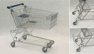 CLASSIC 155P prekybos vežimėlis, talpa 143 L, su lentyna didelei pakuotei