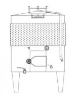 Open-type stainless steel tanks - Vinificator-Fermenter with rotation valve 3