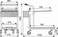WTP-3KP VARIO transportinis vežimėlis, keliamoji galia 300 kg 03
