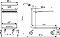 WTP-3D VARIO transportinis vežimėlis, keliamoji galia 300 kg 04