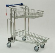 WTP-3A VARIO transportinis vežimėlis su šonine lentyna, keliamoji galia 300 kg 01