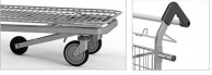 WTP-4 VARIO transportinis vežimėlis su atlenkiamu vežimėliu, keliamoji galia 200 kg 04
