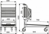 VARIO 90 transportinis vežimėlis, keliamoji galia 300 kg 03