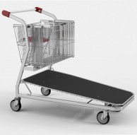 VARIO 115 transportinis vežimėlis, sulankstomas krepšys, keliamoji galia 250 kg 02