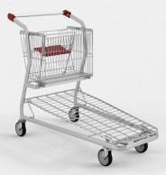 VARIO 115 transportinis vežimėlis, fiksuotas krepšys, keliamoji galia 250 kg 01
