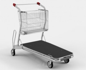VARIO 115 transportinis vežimėlis, šoninis laikiklis, keliamoji galia 250 kg