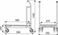 CARRY 80 transportinis vežimėlis, keliamoji galia 300 kg 03