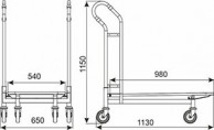 CARRY 100ZR transportinis vežimėlis, keliamoji galia 300 kg 02