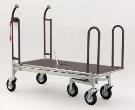 CARRY 160 transportinis vežimėlis su penktuoju ratu, keliamoji galia 500 kg