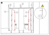 SLKA 01W25A Sanela sanitarinės kabinos ir pertvaros sausoms zonoms-5
