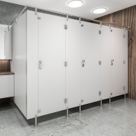 SLKA 01W25N Sanela sanitarinės WC kabinos ir pertvaros sausoms zonoms