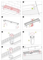 SLNK 180A(X)-SLNK 18F(X) Vonios kambario grindų nutekėjimas surinktas atviroje erdvėje, 850 mm 04