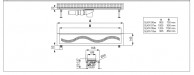 SLNK 180A(X)-SLNK 18F(X) Vonios kambario grindų nutekėjimas surinktas atviroje erdvėje, 850 mm 03