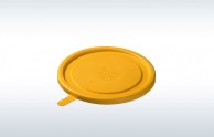 Plastic lid to soup bowl