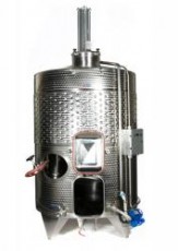 Open-type stainless steel tanks with pneumatic cylinder