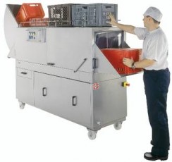 Euro-boxes, carts, barrels, tools, washing and drying machines