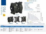 DUOTEX ATEX siurblių P65 duomenys
