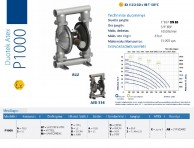 DUOTEX ATEX siurblių P1000 parametrai