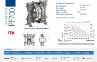 Maistinio siurblio Duotek Food P700 techniniai duomenys