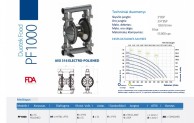 Maistinio siurblio Duotek Food P1000 techniniai duomenys