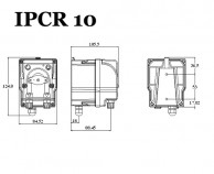 Peristalinis siurblys IPCR10-matmenys